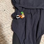 Shoshanna NWT Jet Belted Classed One Piece Swimsuit Black- Size 12 Photo 9