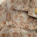 Painted Pony womens medium blazer made in USA circle 90s jacket soft square butt Green Photo 4