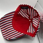 Karl Lagerfeld  Striped Red,blue And White Fabric Hat $48 Photo 2