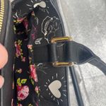 Betsey Johnson Black Embossed Skull Tote Bag Photo 5