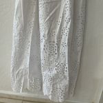 Madewell Embroidered White Tank Eyelet Midi Dress Poplin Size 2 Photo 5
