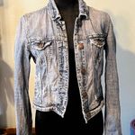 American Eagle Women's Light Blue Denim Jacket Photo 0