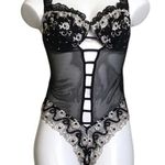 Victoria's Secret NEW VICTORIA’S SECRET SEXY BLACK LACE THONG ONE PIECE TEDDY LINGERIE Photo 0