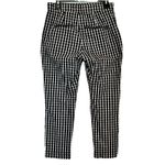 Hollister Pants Womens Size M Black White Gingham Plaid Elastic Waist Pockets Photo 1