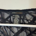 BCBGMAXAZRIA  Silk Sheer Lace Top Size 10 Medium Large Whimsigoth Grunge Y2K Boho Photo 1