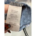 Unbranded Boho Fairy Top Size M Blue Floral Tie Dye Ruffle Y2K T Photo 4