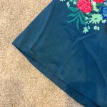 Modcloth floral fit & flare dress v-neck pleated sleeveless medium D1 2545 Photo 11