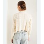 A New Day Target Cable Knit Cropped Soft Sweater Photo 2