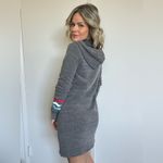 Sol Angeles Sol Flag Hoodie Dress In Heather Photo 5