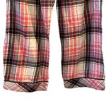 Victoria's Secret  Women's M Pink Plaid Pajama Pants Elastic Waist with Pockets Photo 1