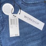Workshop Republic Clothing WORKSHOP Republic Womens Size 14 Med Dark Blue High Waist Skinny Ankle Stretchy Photo 5