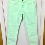Current/Elliott women's sz. 29 key lime THE STILETTO stretch ankle jeans 31x27 Photo 1
