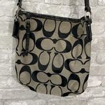 Coach Signature Logo Stripe
Swingpack Crossbody Leather Trim
Black Tan Bag Photo 3