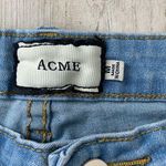 ACME Denim Floral Jean Mid Rise Shorts Size Medium Photo 3