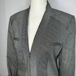 Etcetera  NWT Black / Dark Gray Regent Blazer Zipper Detail Women's Size 2 / XS Photo 1