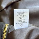 Milly  Black Blazer Jacket with Gold Zipper Accents Size 6 Photo 6