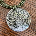 Necklace bundle of 3 navy, gold, green, shell Photo 3