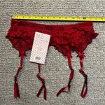 Seven Til Midnight Woman's M/L Red Lace Garter Belt Ruffles Adjustable New Size undefined Photo 7
