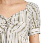 Society + Stitch Society Stitch Sweetheart Twist Knot Neckline Striped Crop Top. Size XXL Photo 7