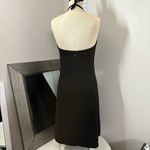 prAna Black Cut Out Backless Sheath Midi Dress Photo 4