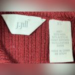 J.Jill  Women's Size XS Wool Suede Leather Crochet Button Up Sweater Jacket Photo 1