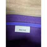 Prune Brown Suede Leather Crossbody Saddle Bag Boho Vintage Style Purse Photo 5