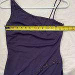 Vintage Niki 90s Purple Long Formal Dress with Beads Photo 3