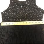 MM Couture Black Sequined Party Dress Size L Holiday Dark Fairy Whimsigoth Witchy Miss Me Photo 5