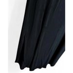 Time & Tru Black Knit Maxi Dress Small V Photo 4