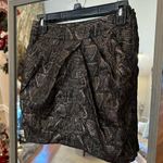 Karen Millen  Metallic A Line Mini Skirt Size 2 Photo 0