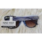 Nine West  Blue Brown Tortoise Cat Eye Sunglasses New Photo 4