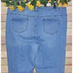 Ashley Stewart Ladies 18 Distressed Studded Skinny Blue Jeans Light Wash Stretch Photo 7