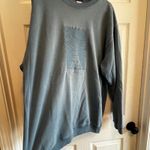 France Souvenirs Paris Eiffel Tower Graphic Sweatshirt Womens Size XL Blue Photo 3