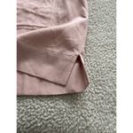 Madewell  Crop Cargo Pocket Crewneck Top Womens Pale Blush Button Up Boxy Sz XL Photo 6