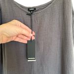 Monrow Revolve Gray Loose Fitting Summer Romper With Pockets L Large Photo 4