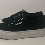 Superga 2790 Platform Low Top Black & White Sneakers Photo 8
