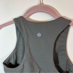 Lululemon  Athletica Invigorate Training Tank Top with Bra Olive Green 2 Photo 6