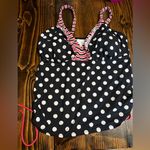 Maurice's Black and White Polka Dot swimsuit top Photo 0