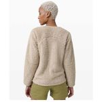 Lululemon Oh So Sherpa Full Zip Jacket Trench Size 4 Fleece Pullover $168 MSRP Photo 4