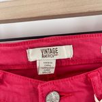 VINTAGE AMERICA BLUES Jeans Size 6R/28 Missy Stretch Skinny Red/Pink Zipper NWT Red Photo 4