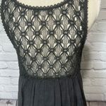 Free People  black fiesta crochet top dress Photo 8