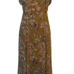 Dee Elly Yellow Floral Dress Photo 0