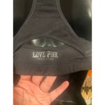 Victoria’s Secret PINK Yoga Bra Black Workout M Size M Photo 4