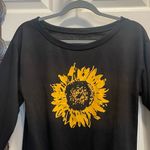 SheIn  Sunflower print sweatshirt/top Size M Photo 1