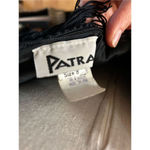 1920 style vintage dress back fringe size 8 Black Photo 3