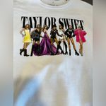 Taylor Swift  White Crewneck Eras Tour Midnights Adult XL Long Sleeve Official. Photo 1