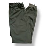 Lululemon Stretch High Rise Jogger Pants Olive Green Size 4 Paperbag Waist Photo 4