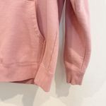 Glossier Original Pink Hoodie Pullover Sweatshirt Cozy Fleece Loungewear Small Photo 3