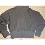Dark Grey Very Soft Yoga Full Zip Funnel Neck XL Workout Athletic Athlesiure Gray Photo 4
