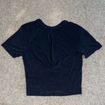 Lululemon Lightweight Mesh Reversible Yoga T-Shirt Sheer Short Sleeve Black 2 Photo 4